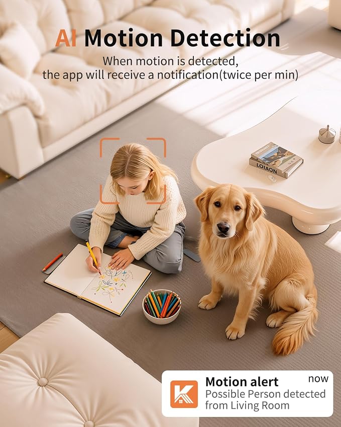 2K Cameras for Home Security, 5G & 2.4G WiFi Security Camera Indoor Outdoor for - Image 5