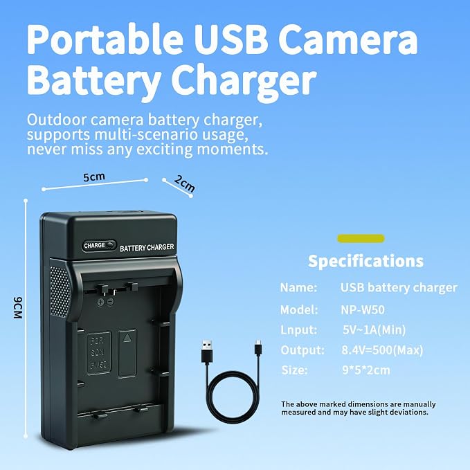 NB-13L Battery Charger-USB, CB-2LH CB-2LHT Charger Compatible - Image 2