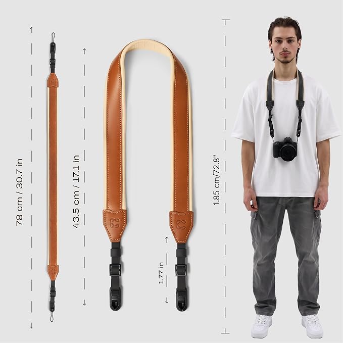 C Coiro Classic Leather Camera Strap - Image 7