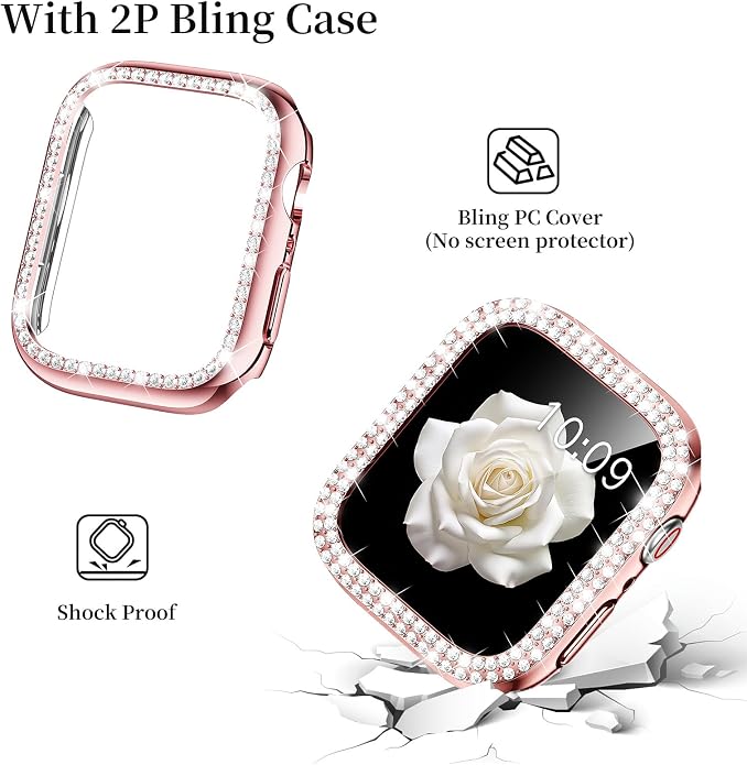 Mosonio Compatible with Apple Watch Band 38mm 40mm 41mm 42mm 44mm 45mm 46mm - Image 5