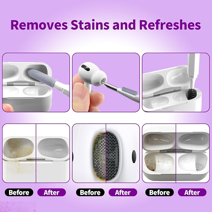 20-in-1 Cleaning Kit for Airpod Earbud Laptop Keyboard, Electronic Penlar - Image 2