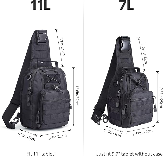 G4Free Outdoor Tactical Sling Bag Backpack, Military Sport Bag Pack Shoulder - Image 2