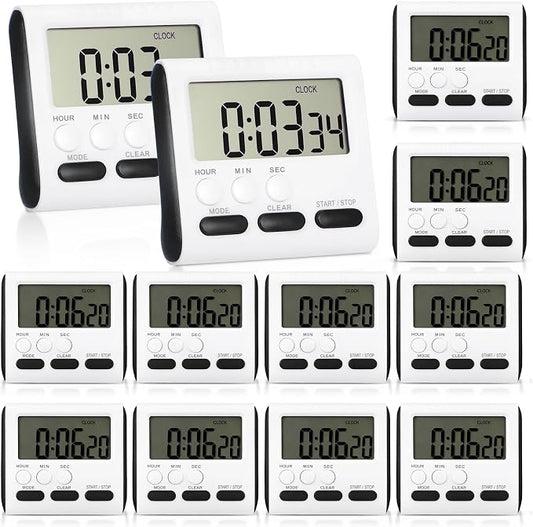 Mudder 12 Pack Digital Kitchen Timer by Mudder