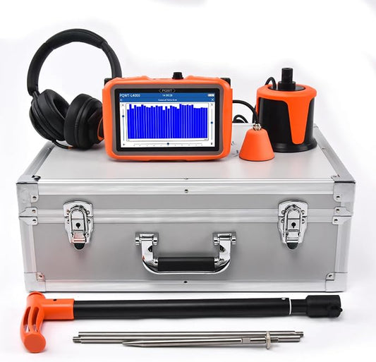 L4000 Underground Water Leak Detectors Indoor Outdoor Wall Water Pipe Detector by PQWT