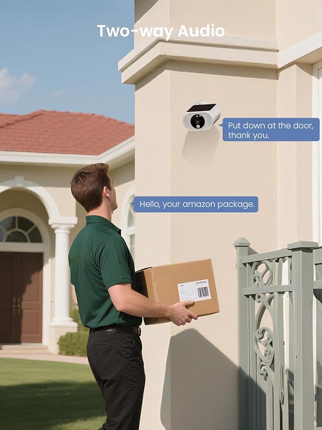 Solar Security Camera, Wireless Security Camera Outdoor, 2K - Image 6