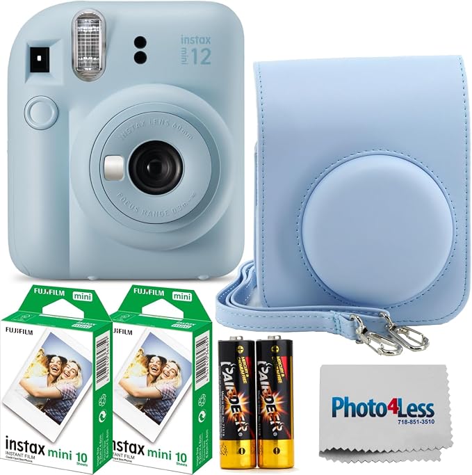 Fujifilm Instax Mini 12 Instant Film Camera Pastel Blue, Fujifilm Instax Mini by FUJIFILM