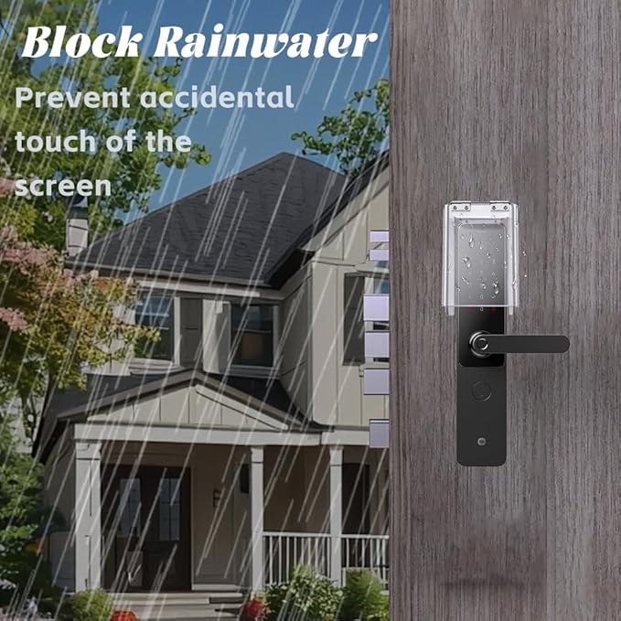 Weatherproof Flip-Cover for Smart Door Locks & Keypads - Image 4