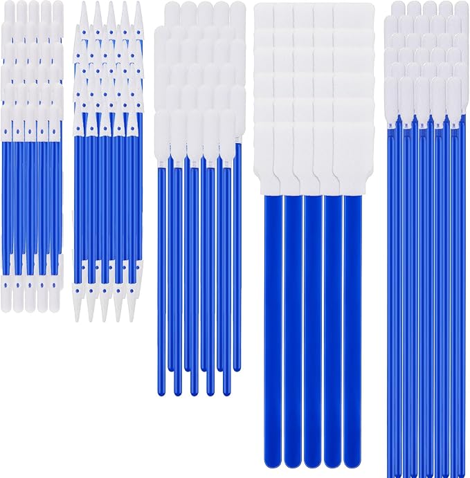 500 Pack Foam Tip Cleaning Swab Kit 5 Types Multi Purpose Swabs Cleanroom by Dansib
