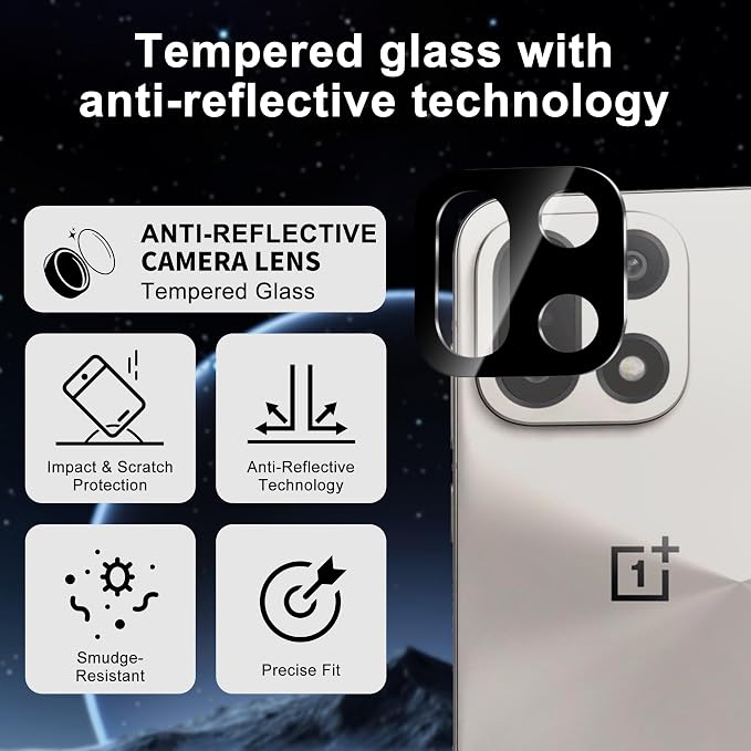 2+2 Pack for OnePlus 15 Screen Protector and Camera Protector, Fingerprint - Image 6