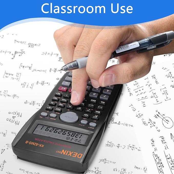 10 Pack Engineering Scientific Calculators, 2-Line Display Function Calculator - Image 6
