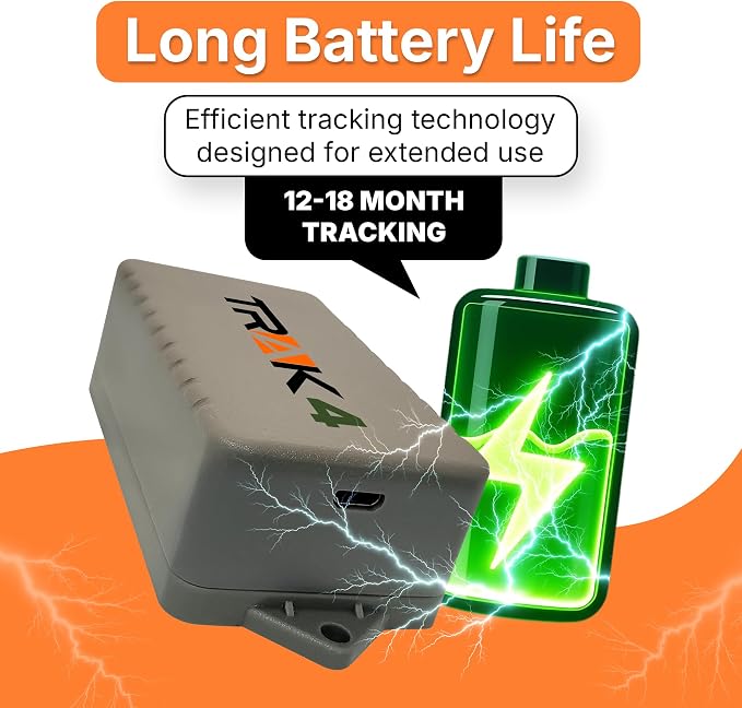 Trak-4 GPS Tracker for Vehicles, Equipment. Long Battery Life, Waterproof - Image 4