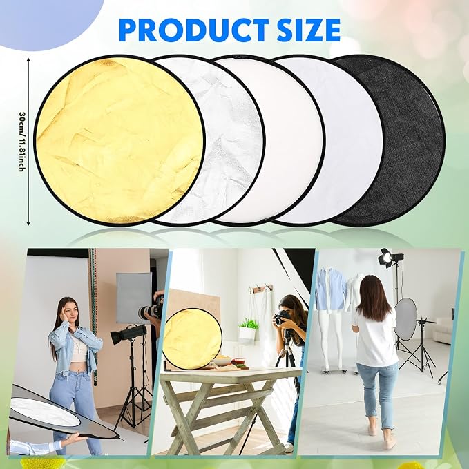 Yuntau Photography Reflector 5 in 1 Light Reflectors - Image 2