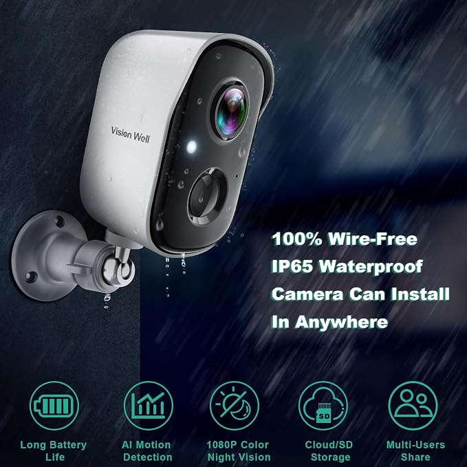 Security Cameras Wireless Outdoor, WiFi Cameras - Image 2