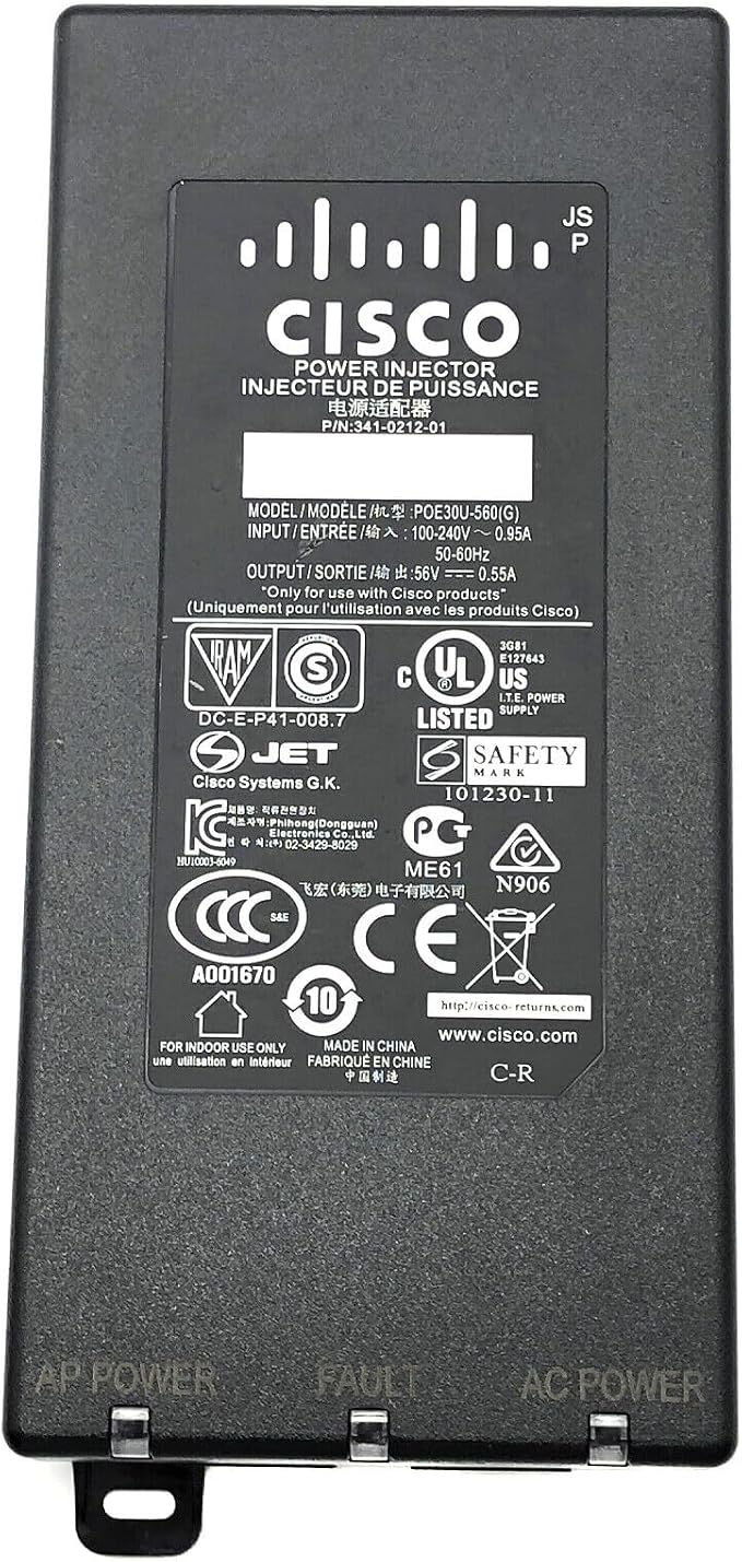 Genuine Cisco 56V Power Injector - Image 2