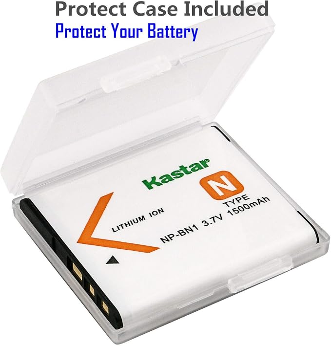Kastar 2-Pack Battery and AC Wall Charger Replacement - Image 2