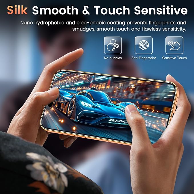 Fotbor Compatible for 3 Pack iPhone 17 Pro Max Screen Protector - Image 7