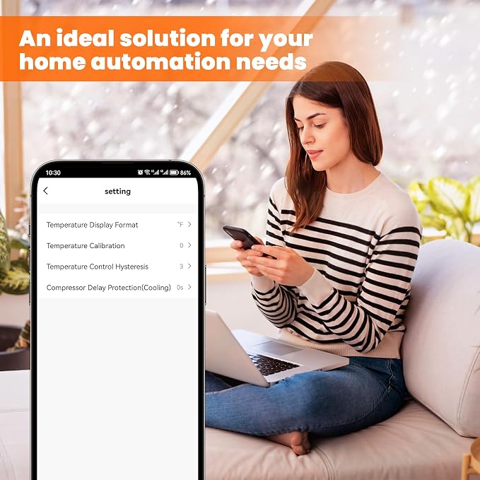New Generation! Briidea Smart WiFi Temperature Control Outlet Compatible - Image 7