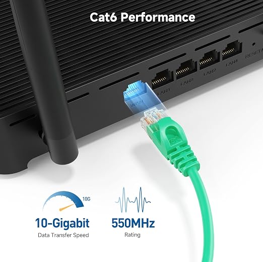 Cable Matters 10Gbps Snagless Cat 6 Ethernet Cable - 30ft - Image 3