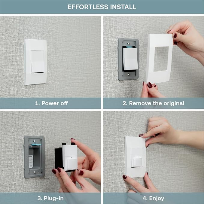 Simple Motion Sensor Switch by Deako, Automatic Timer, Occupancy and Vacancy - Image 8