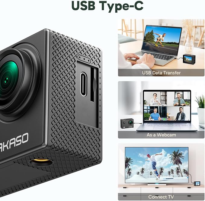 AKASO EK7000 4K30FPS 20MP WiFi Action Camera - Image 9