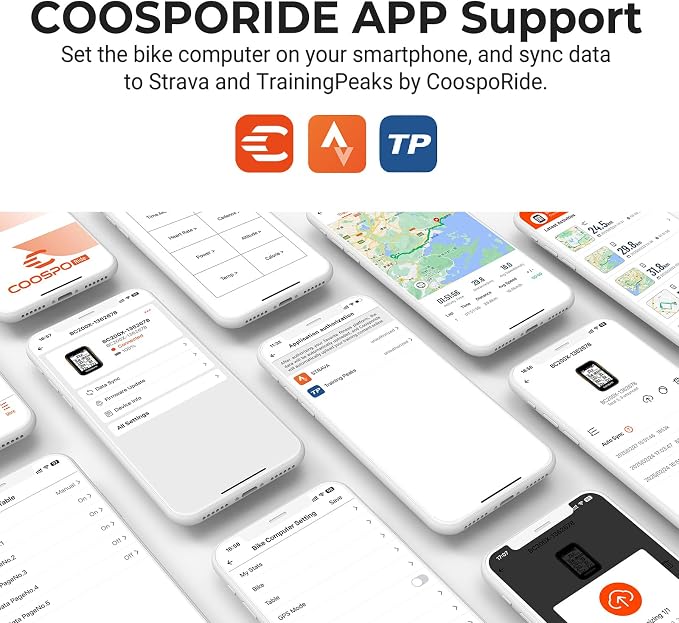 COOSPO Bike Computer Wireless GPS, Bike Speedometer - Image 5