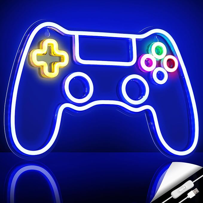 Kavaas Gamer Neon Sign, Game Controller LED Sign - Image 9