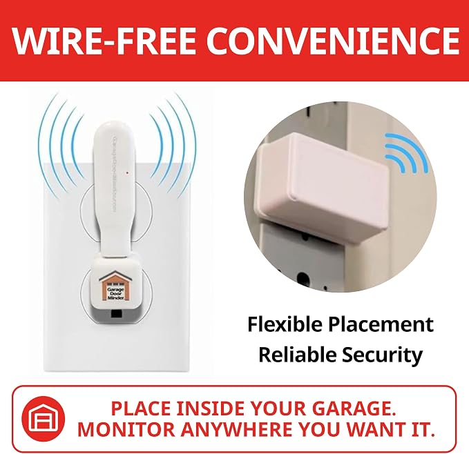 Garage Door Minder® 2 Door + 2 Room Combo Pack. 100% Wireless. No Wi-Fi. - Image 4