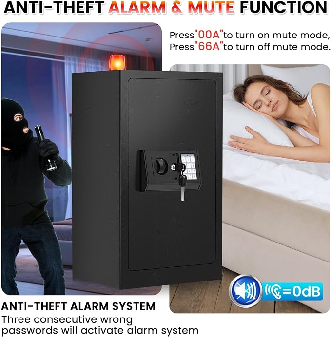 Fireproof Safe for Home, 7  Heavy Duty Fire Proof safes for Home Use - Image 8