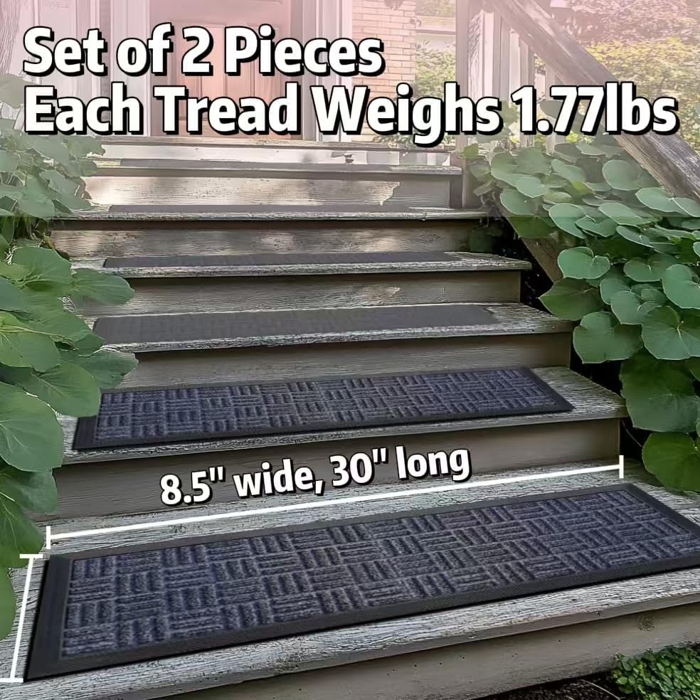 Aucuda 2pcs 8.5" x 30" Stair Treads - Image 6
