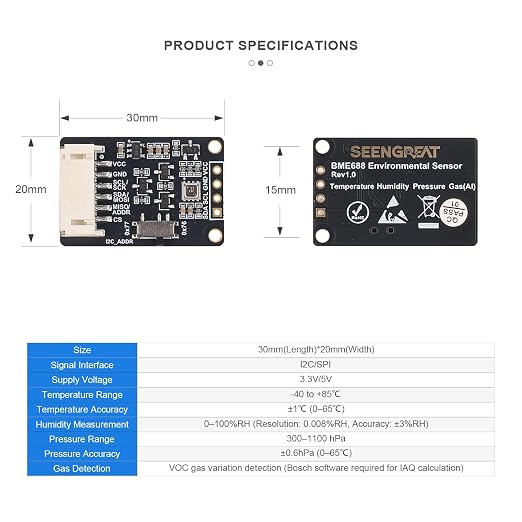 BME688 Environmental Sensor, AI-Enhanced | Monitors Temperature, Pressure & Gas - Image 7