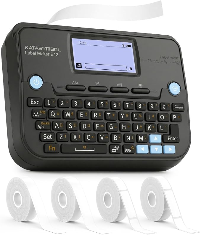 SUPVAN E12 Bluetooth Label Maker Machine by SUPVAN