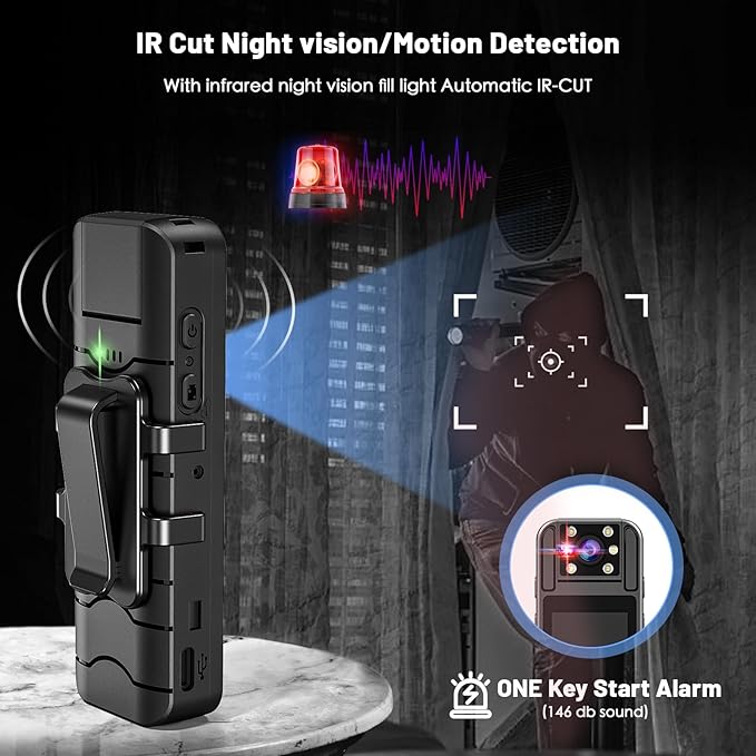 kaysunlink 4K 128GB Body Camera - Image 4