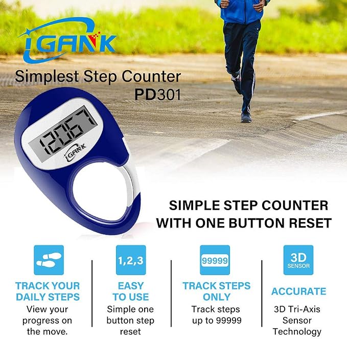 Simple Walking Pedometer 3D Step Counter - Image 2