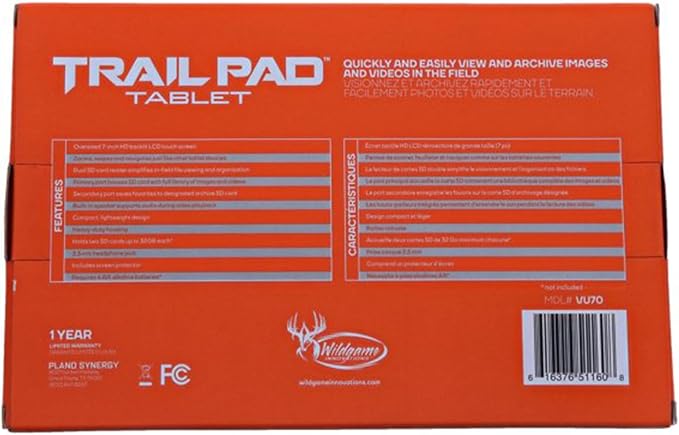 WILDGAME INNOVATIONS Trail Pad Tablet VU70 Dual SD Card Viewer - Image 9