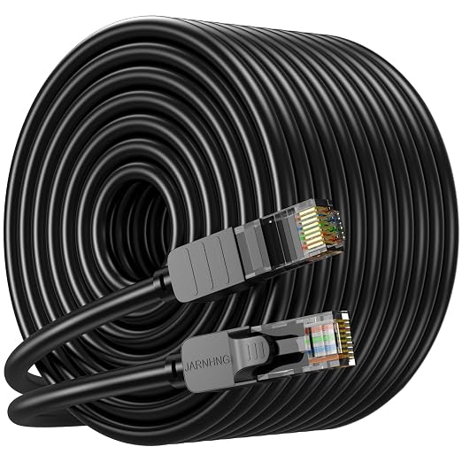 Cat 6 Ethernet Cable 150 ft, Indoor/Outdoor 26AWG UTP High Speed 10Gbps by Unknown