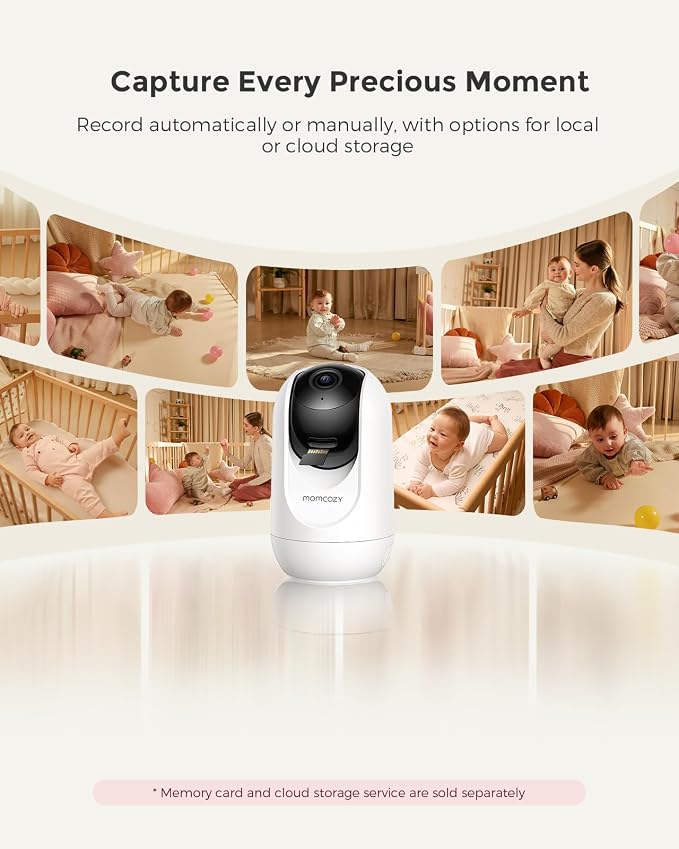 Momcozy Smart WiFi Baby Monitor, APP Control Baby Monitor - Image 8