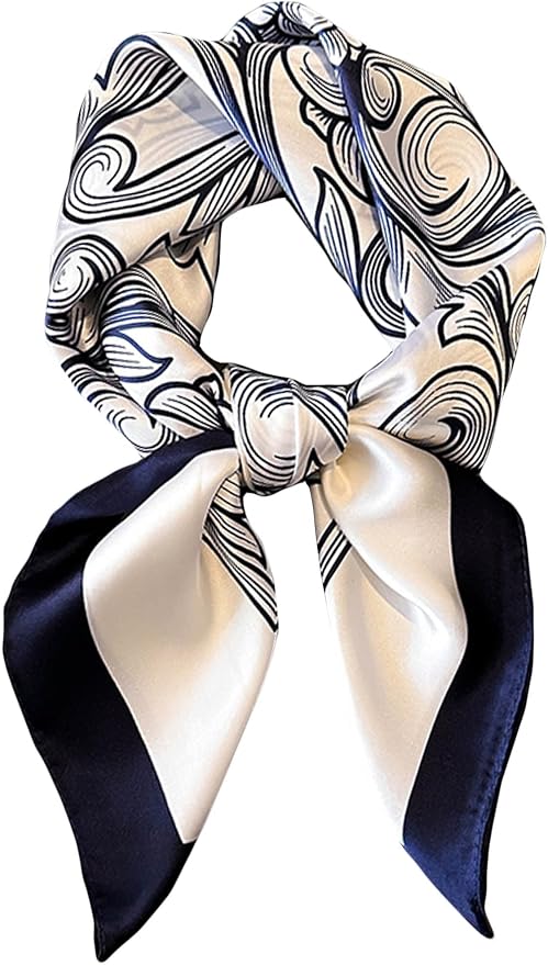 Silky Scarf for Women Lightweight Satin Bandanas Neck Hair Wrap For Sleeping by OnllhNiceScarfForWomen