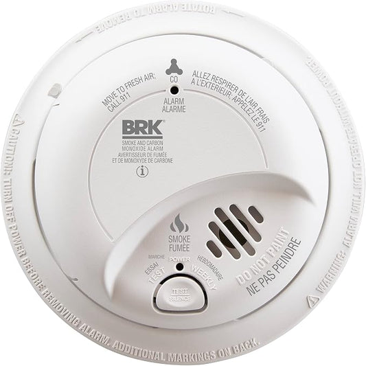 BRK SMOKE CARBON MONOXIDE DETECTOR 120V WIRED by BRK