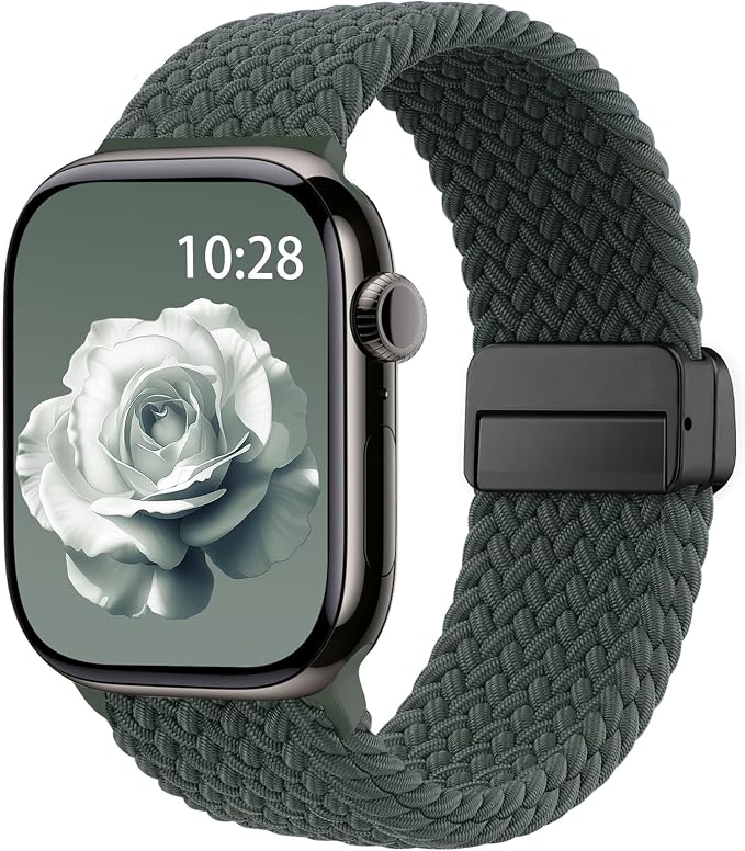 Braided Stretchy Band Compatible by HEARTBOOM