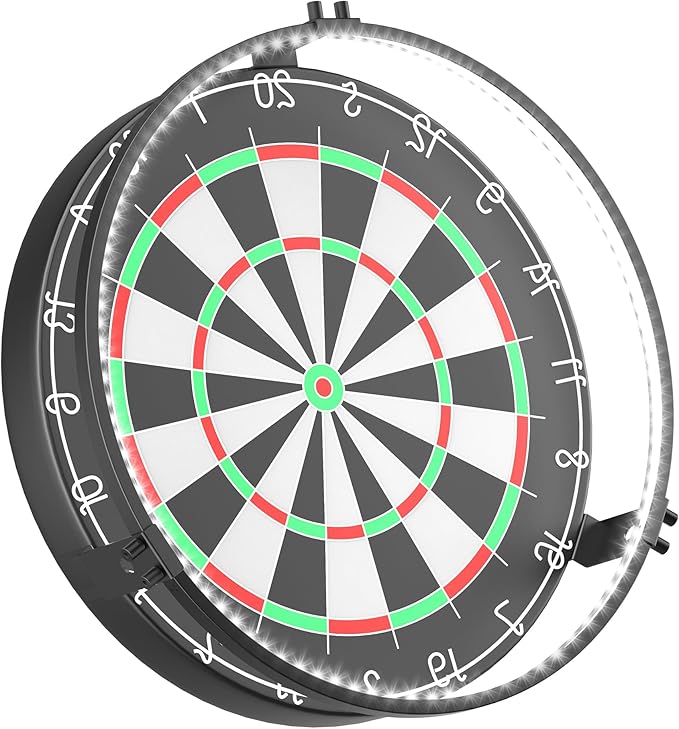 STASUN 360° Dartboard Ring Light, Dimmable Magnetic LED Dart Board Lighting by STASUN