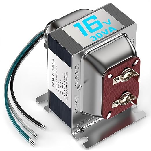 16V 30VA Doorbell Transformer for Ring Video Doorbells, Compatible by Unknown