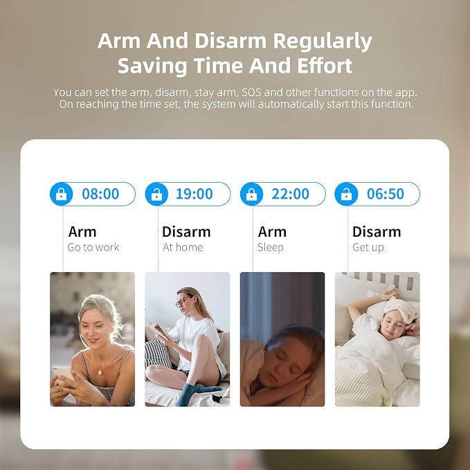 PGST Home Security Systems for House, Wireless Home Security Alarm System - Image 6