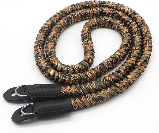 Paracord Woven Camera Neck Shoulder Strap Belt Hand Compatible by HITHUT