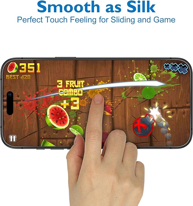 Mothca 2 Pack Matte Glass Screen Protector - Image 5