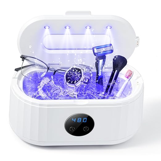 Ultrasonic Jewelry Cleaner, 49Khz Ultrasonic Cleaner Machine by GoLashFun