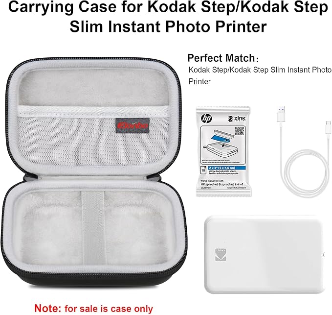 Elonbo Carrying Case for KODAK Step Instant Smartphone Photo Printer, Portable - Image 2