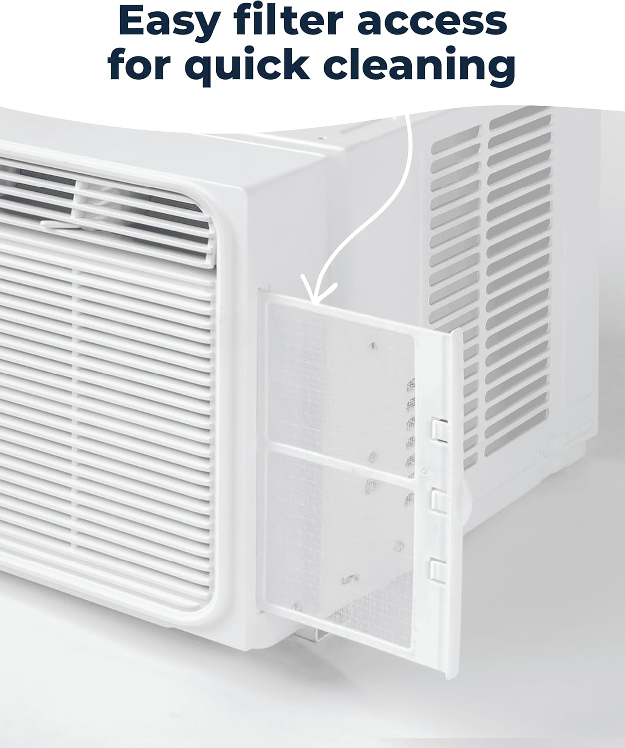 Windmill 5,000 BTU Lite Window Air Conditioner - Cools up to 150 Sq. Ft. - Easy Install, Voice-Enabled, Remote Control & App Control, Energy-Efficient AC Unit for Small Spaces