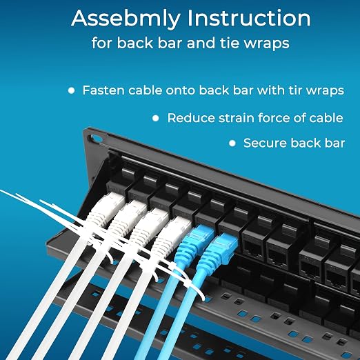 Rapink 48 Port Cat6 Patch Panel - Image 7