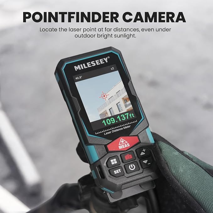 MILESEEY 330Ft Outdoor Laser Measure - Image 2