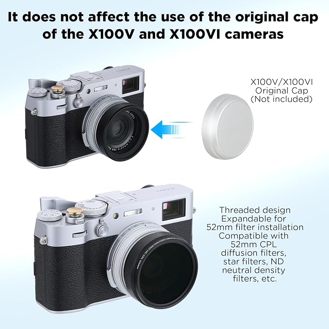 Haoge LUV-X54B Metal Lens Hood - Image 8
